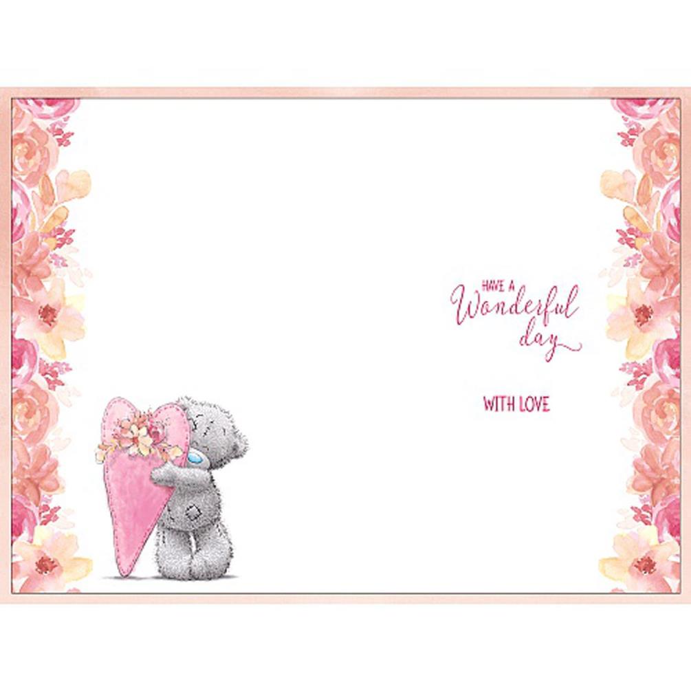 Hearts Verse Me to You Bear Mothers Day Card Extra Image 1
